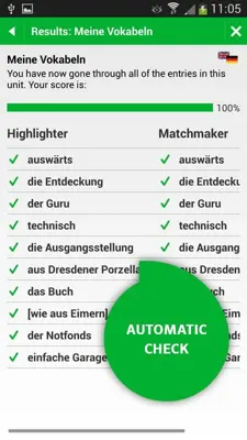 Vocabulary android App screenshot 3